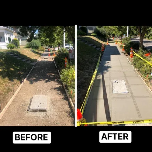 Concrete resurfacing before and after in Canberra