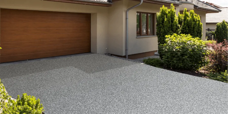 Concrete driveway project in Canberra