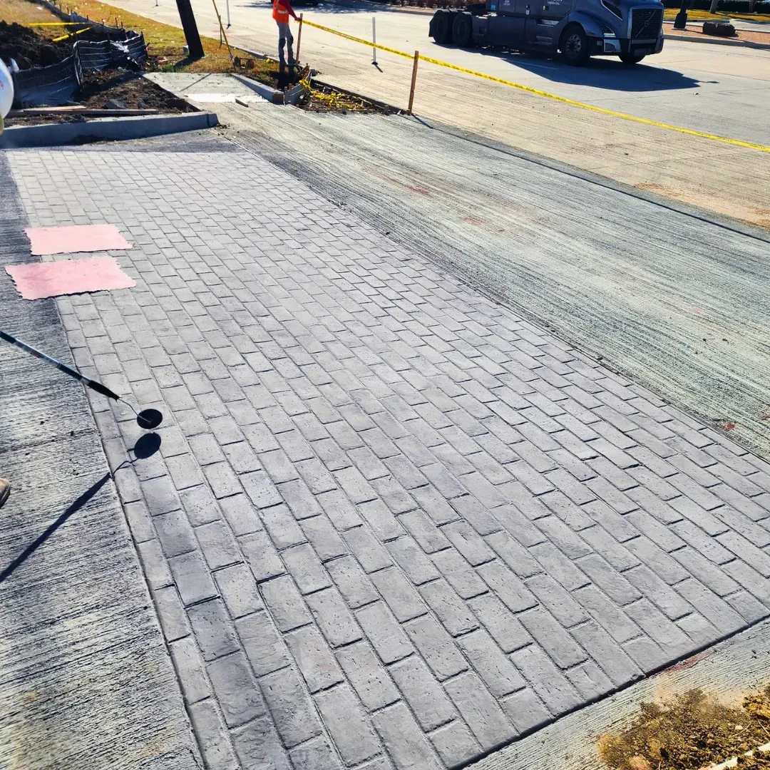 Decorative concrete project in Canberra