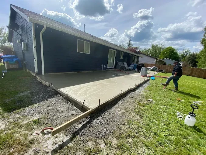 Decorative concrete project in Canberra
