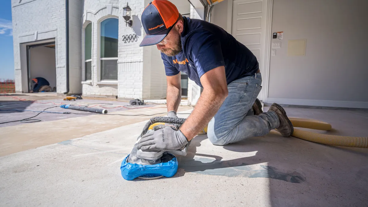 Concrete resurfacing project in Canberra