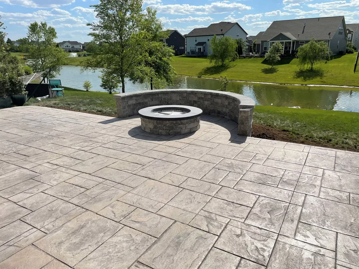 Decorative concrete project in Canberra